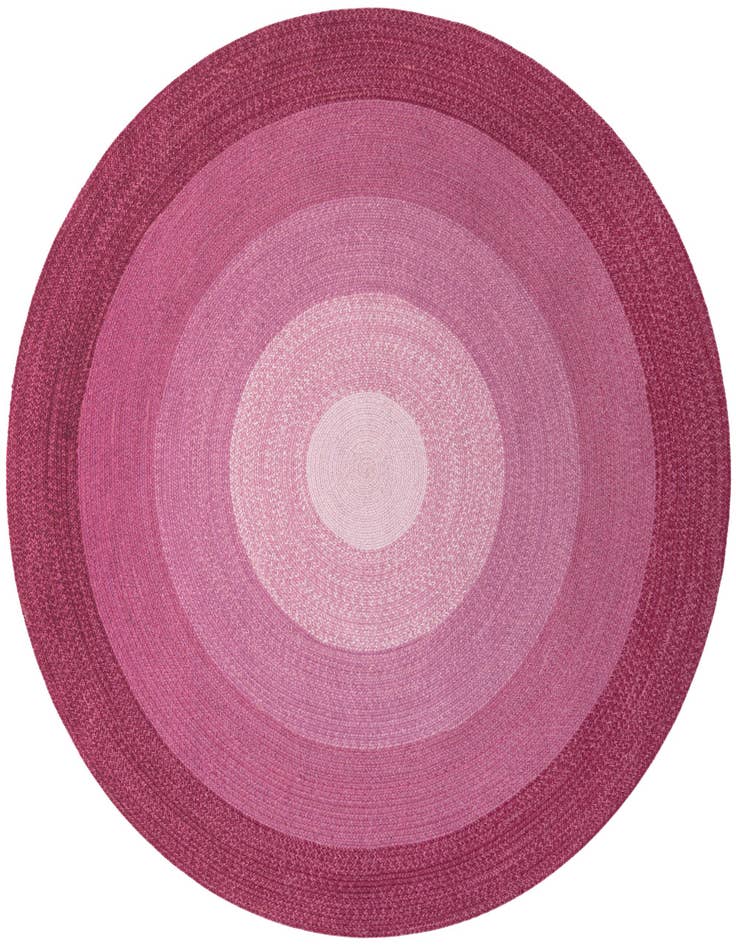 Detail image of  7' 10 x 7' 10  Hand Hand Braided Wool Round Rug