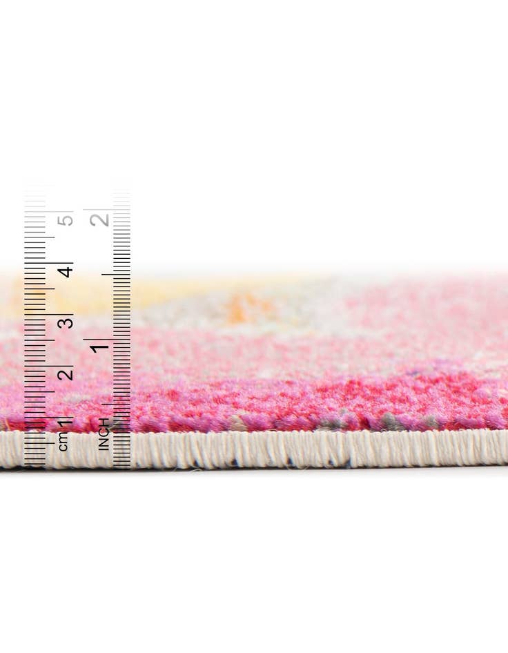 Detail image of  3' 3 x 3' 3  Washable Hyacinth Round Rug