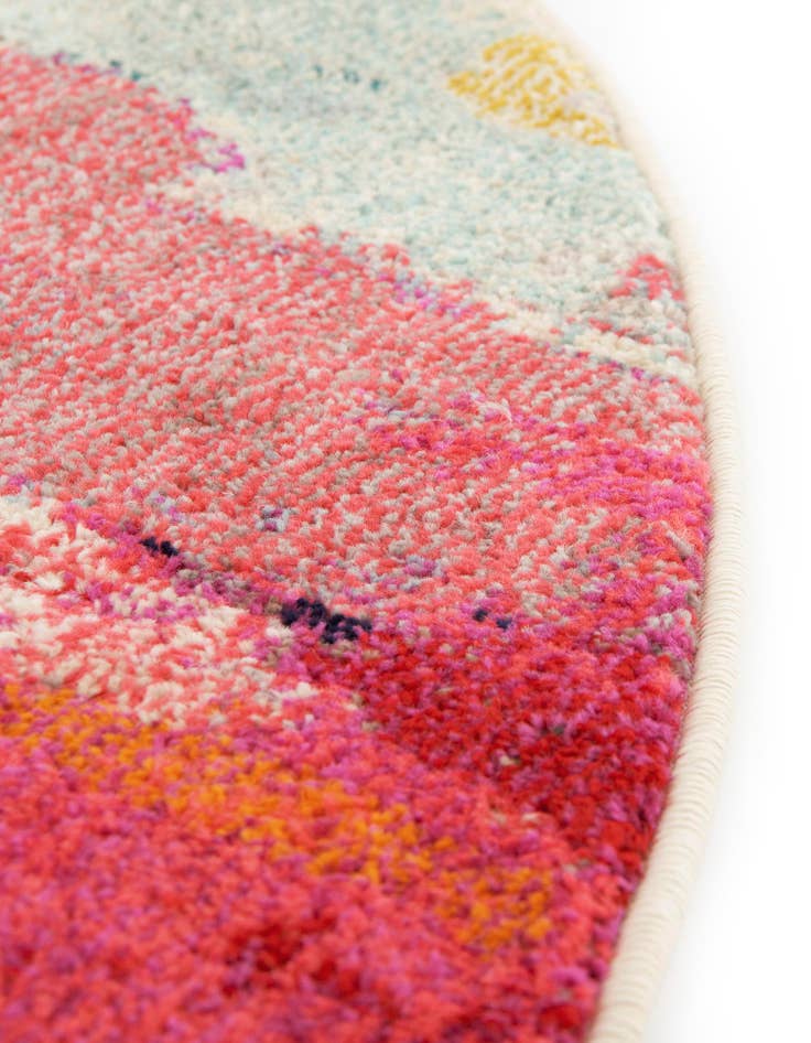 Detail image of  7' 10 x 7' 10  Washable Hyacinth Round Rug