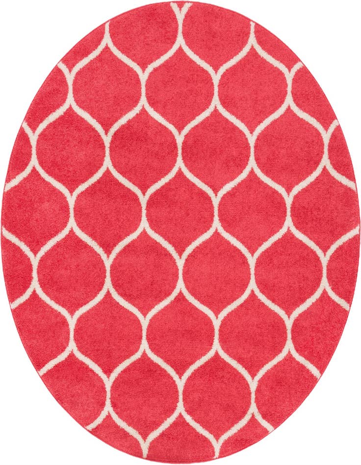 Detail image of  5' x 5' Lattice Frieze Round Rug