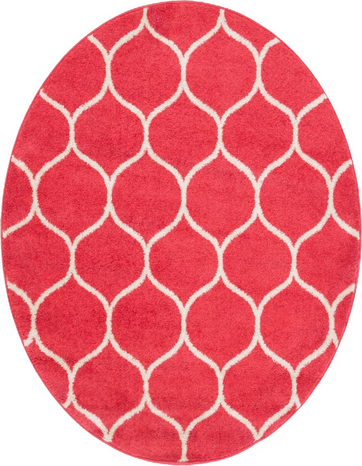Detail image of  4' x 4' Lattice Frieze Round Rug