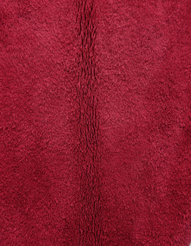 Detail image of  4' 8 x 5'  Hand Knotted Moroccan Wool Round Rug