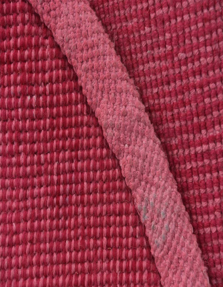 Detail image of  4' 8 x 5'  Hand Knotted Moroccan Wool Round Rug