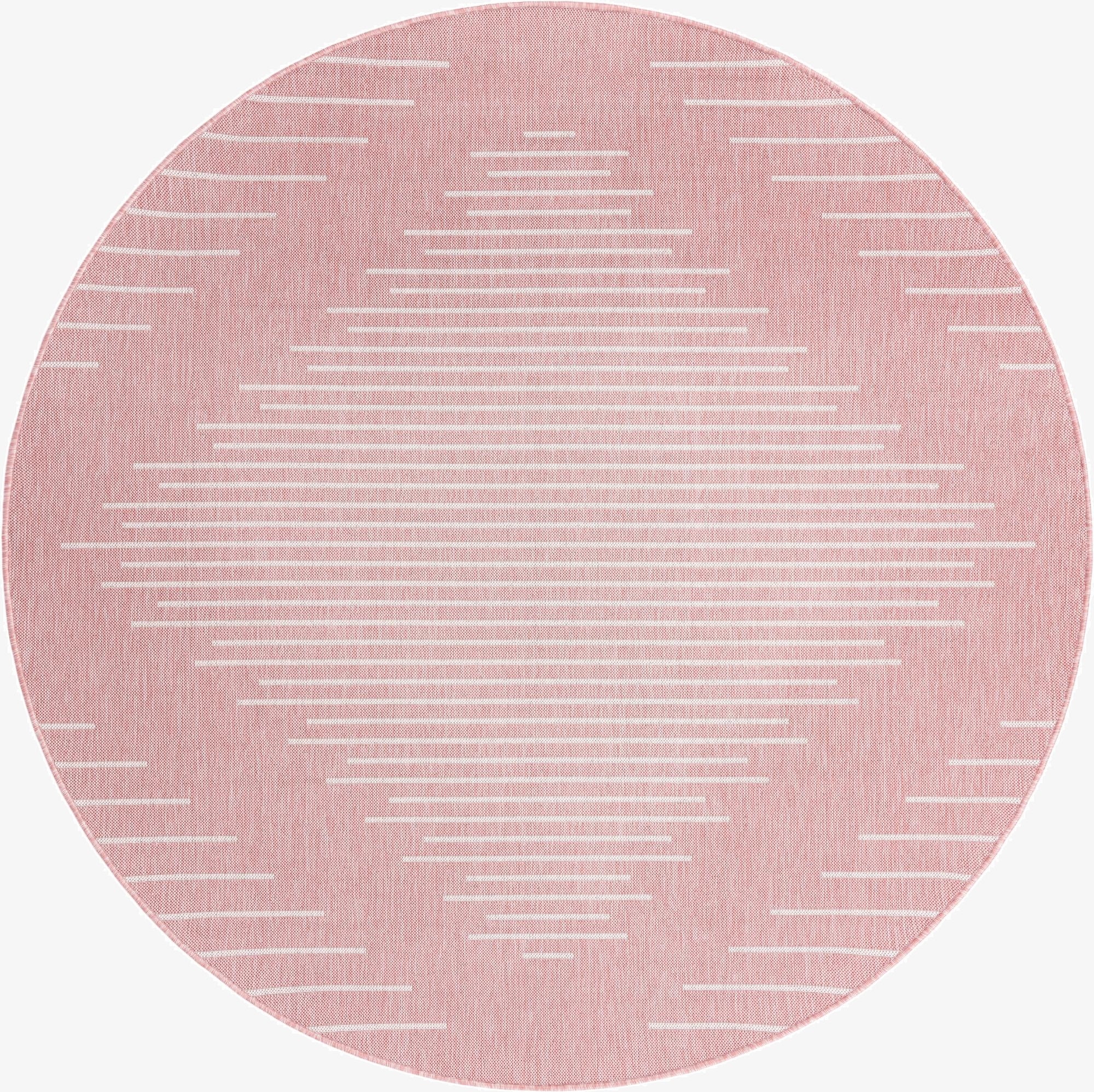  7' 10 x 7' 10  Washable Modern Indoor / Outdoor Round Rug