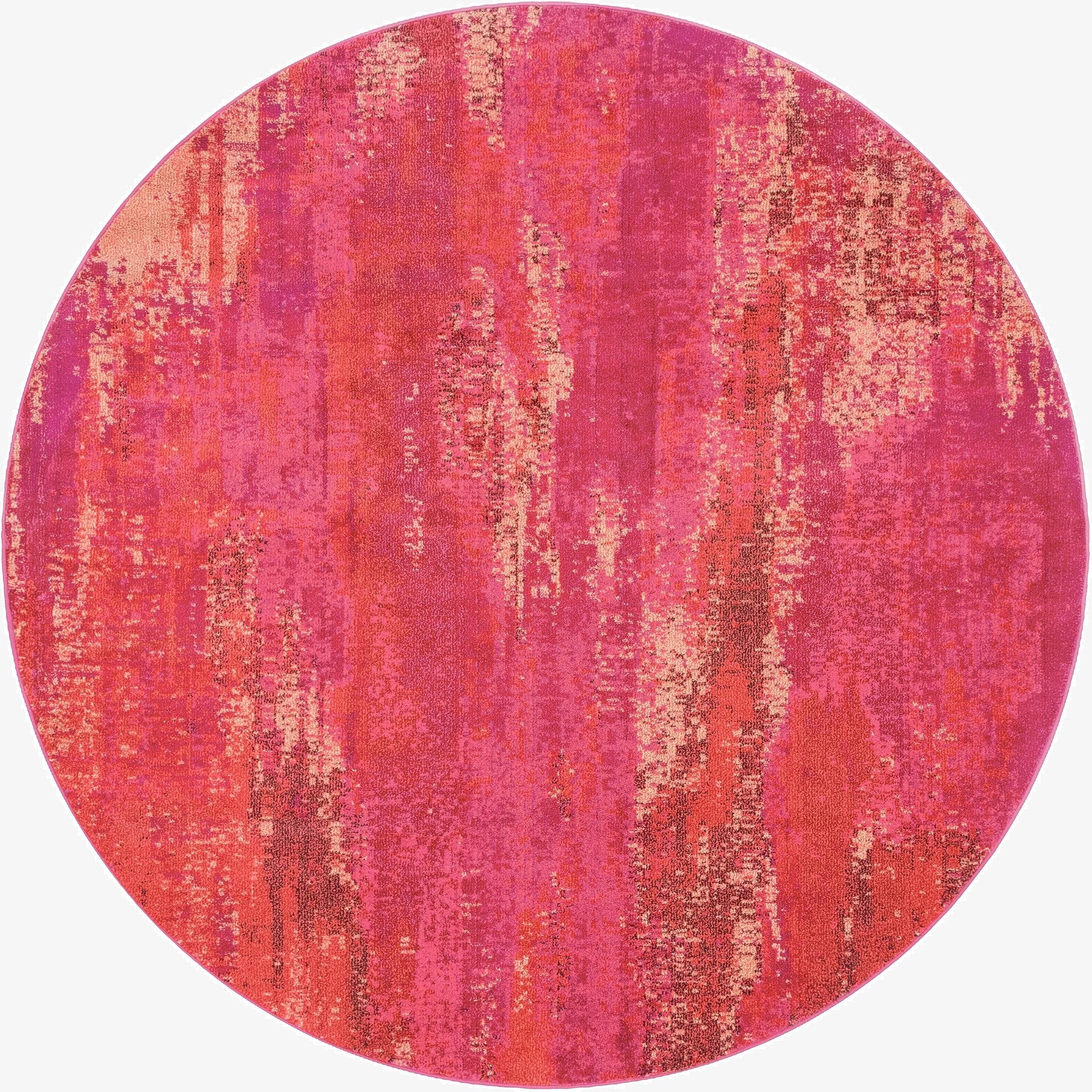  8' x 8'  Washable Sevilla Round Rug