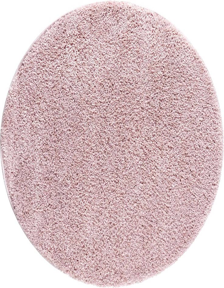 Detail image of  4' x 4' Soft Solid Shag Round Rug
