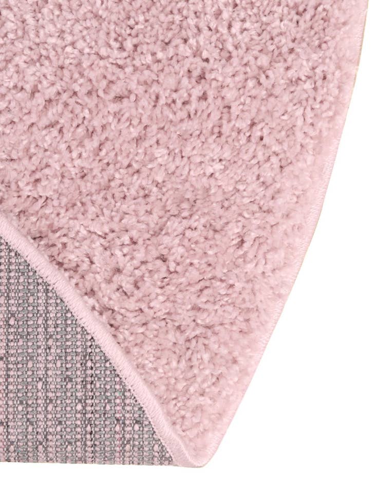 Detail image of  4' x 4' Soft Solid Shag Round Rug