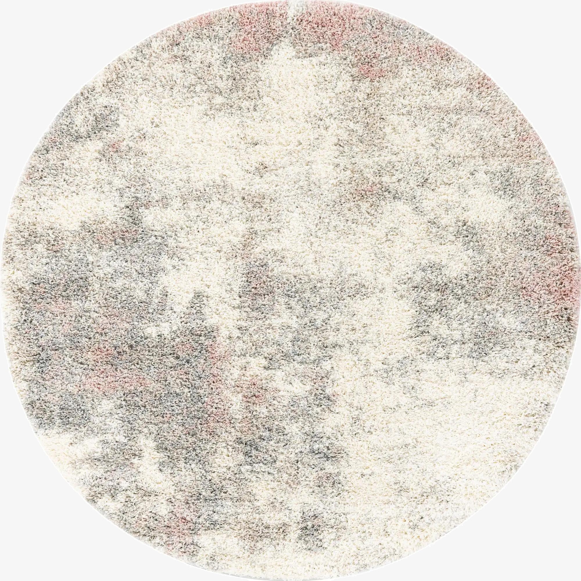  6' x 6' Soft Touch Shag Round Rug