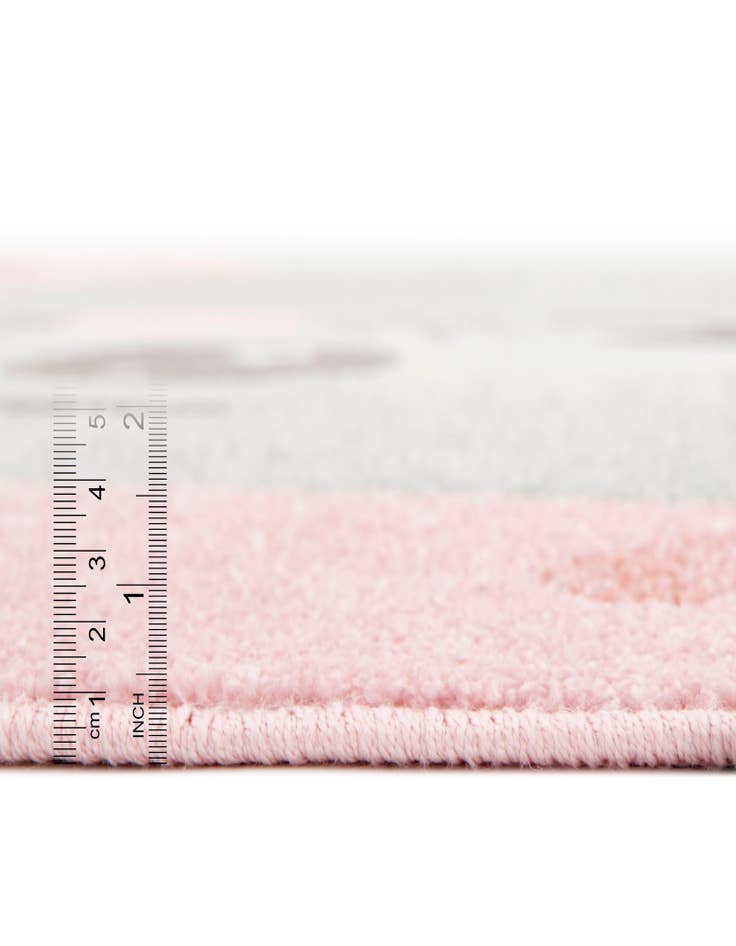 Detail image of  7' 10 x 7' 10 Cat Whimsy Kids Round Rug