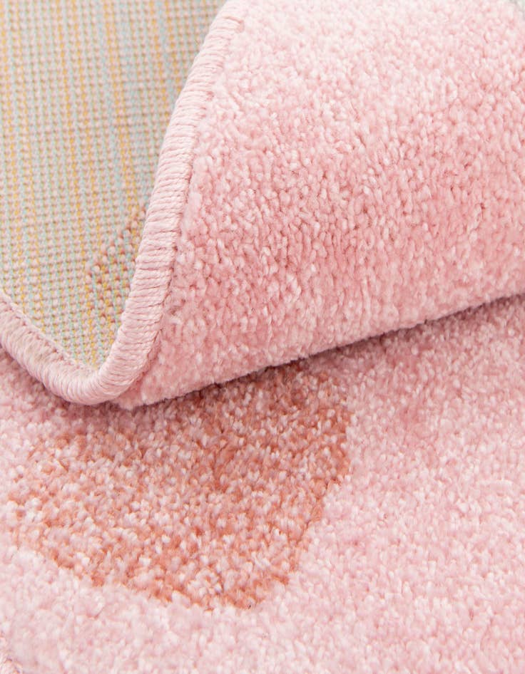 Detail image of  7' 10 x 7' 10 Cat Whimsy Kids Round Rug