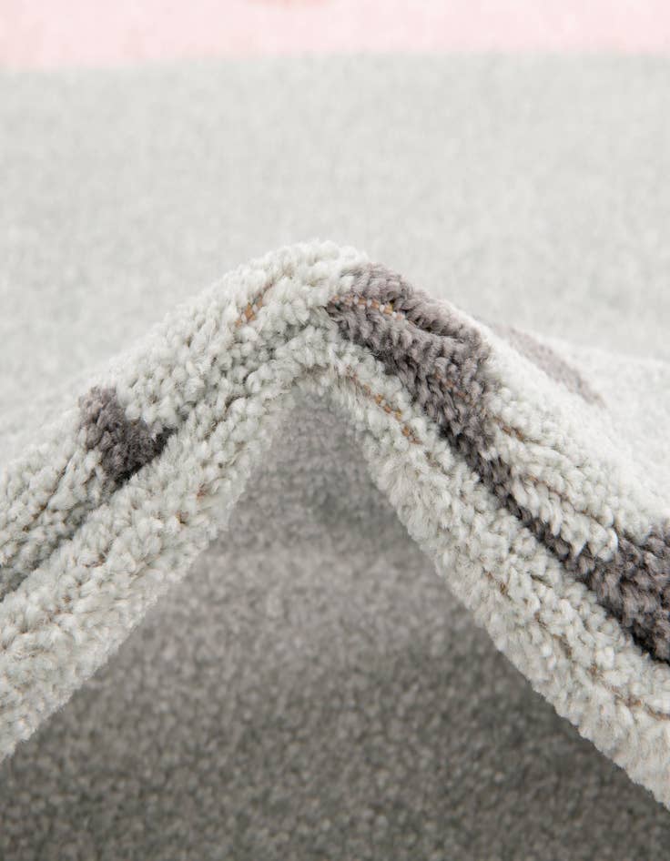 Detail image of  7' 10 x 7' 10 Cat Whimsy Kids Round Rug