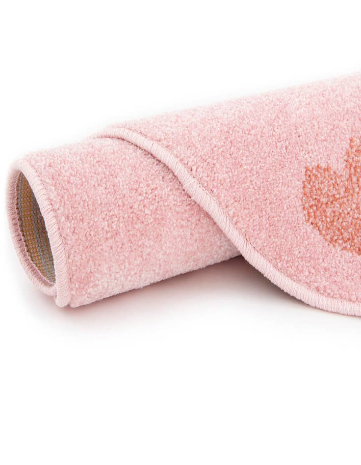 Detail image of  7' 10 x 7' 10 Cat Whimsy Kids Round Rug