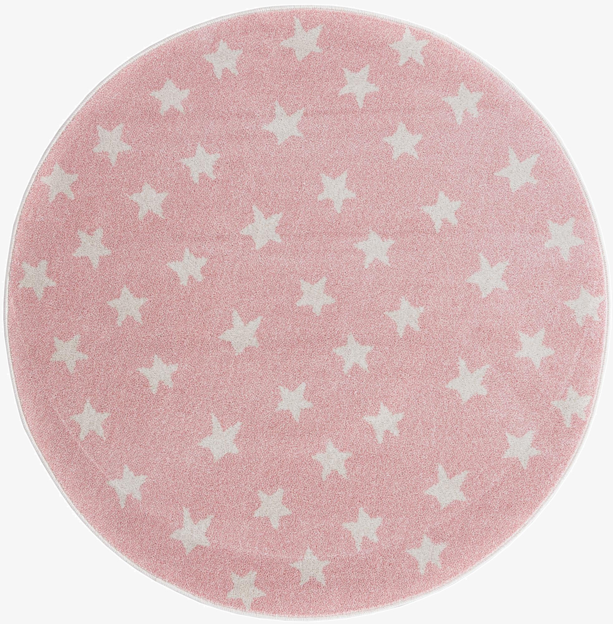 Primary image  5' 3 x 5' 3 Stars Whimsy Kids Round Rug
