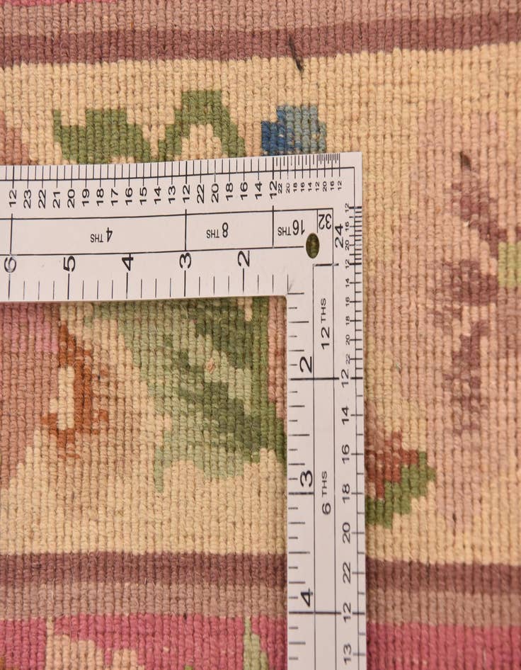 Detail image of 2' 10 x 11' 5 Hand Knotted Antique Finish Wool Runner Rug