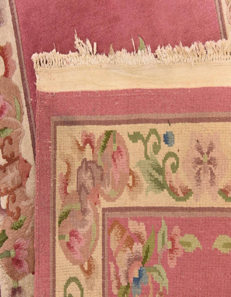 Detail image of 2' 10 x 11' 5 Hand Knotted Antique Finish Wool Runner Rug