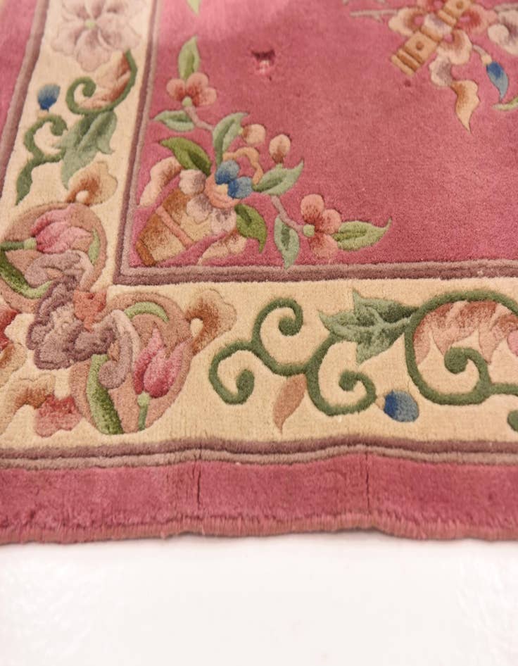 Detail image of 2' 10 x 11' 5 Hand Knotted Antique Finish Wool Runner Rug