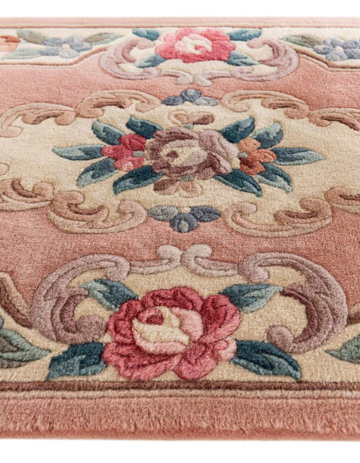 Detail image of  2' 4 x 10' 5  Hand Knotted Antique Finish Wool Runner Rug
