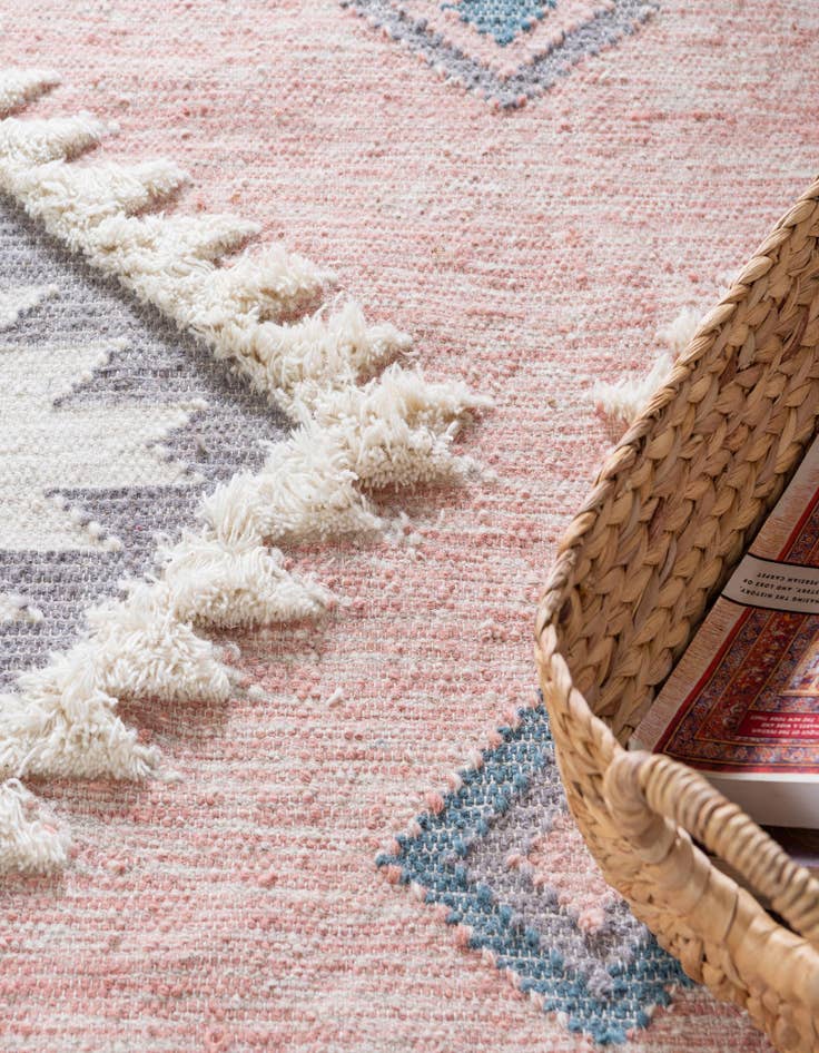 Detail image of  2' 2 x 8' 2  Hand Woven Arizona Wool Runner Rug