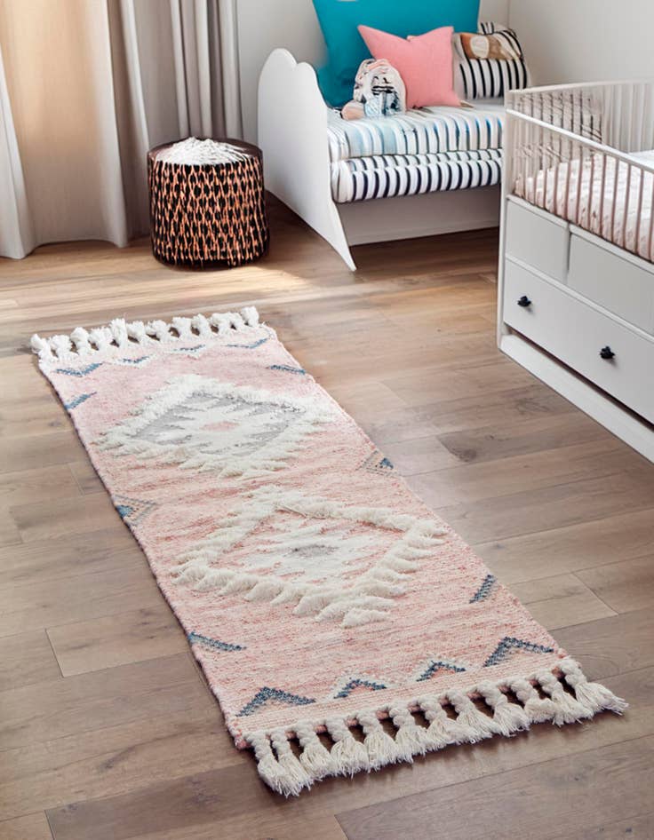 Detail image of  2' 2 x 8' 2  Hand Woven Arizona Wool Runner Rug