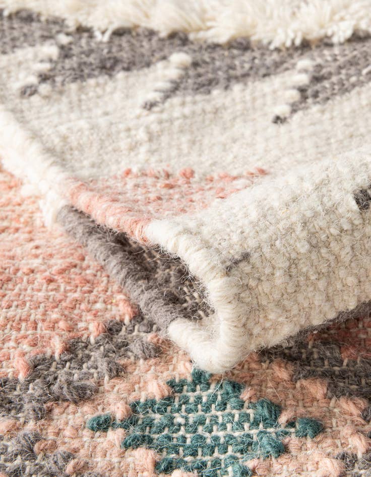Detail image of  2' 2 x 8' 2  Hand Woven Arizona Wool Runner Rug
