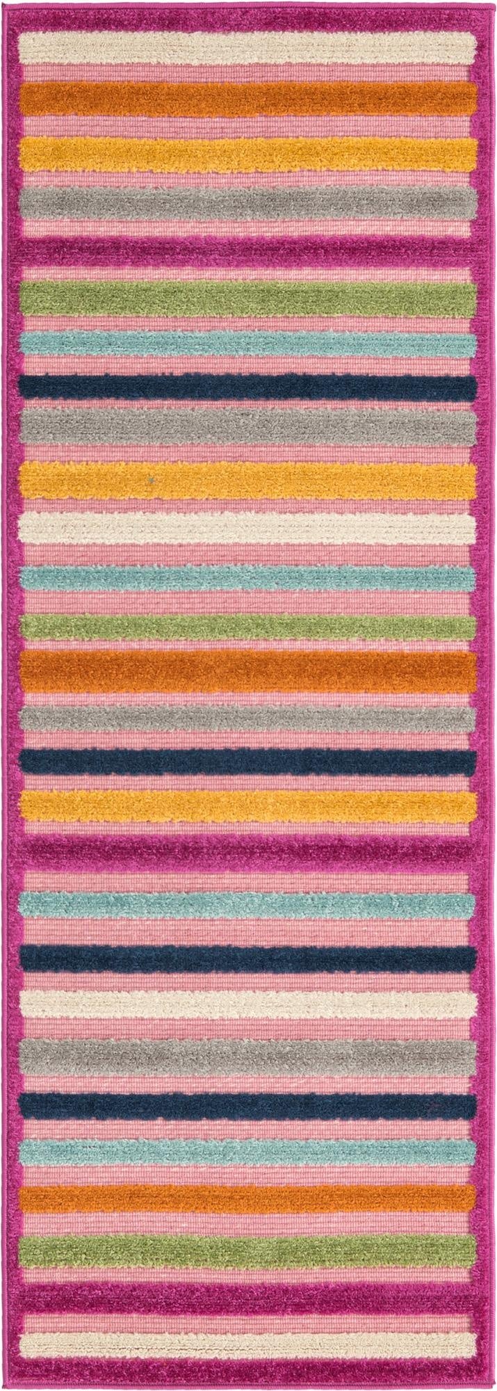  2' x 6'  Washable Aruba Indoor / Outdoor Runner Rug