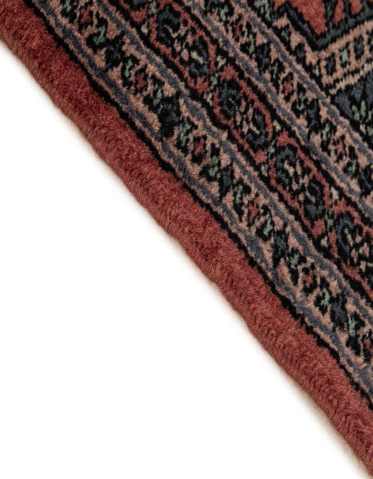 Detail image of  2' 1 x 6' 5  Hand Knotted Bokhara Oriental Wool Runner Rug