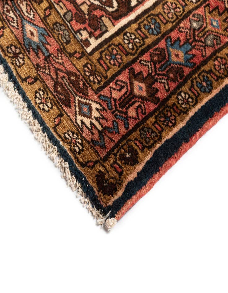 Detail image of  3' 10 x 11' 3 Hamedan Wool Runner Rug