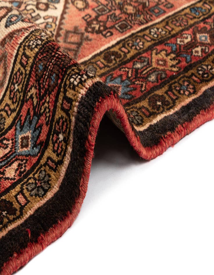 Detail image of  3' 10 x 11' 3 Hamedan Wool Runner Rug