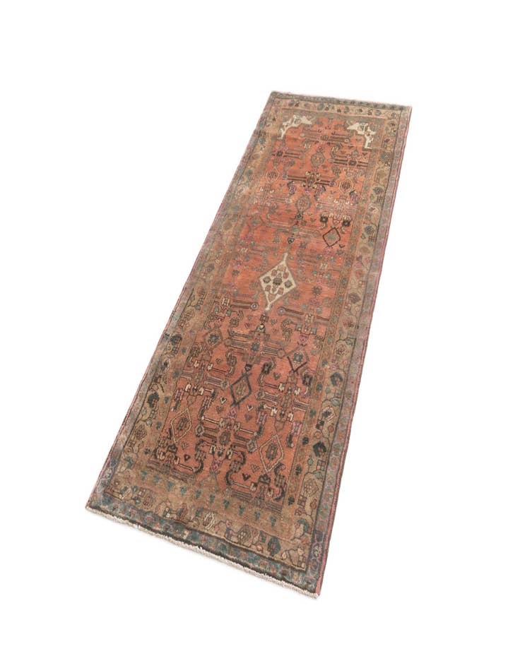 Detail image of  3' 3 x 7' 8 Hamedan Runner Rug