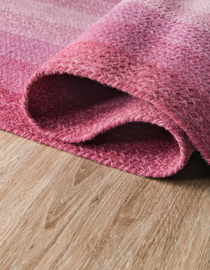 Detail image of  2' 7 x 12'  Hand Hand Braided Wool Runner Rug