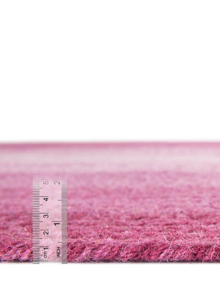 Detail image of  2' 7 x 8' Hand Braided Wool Runner Rug