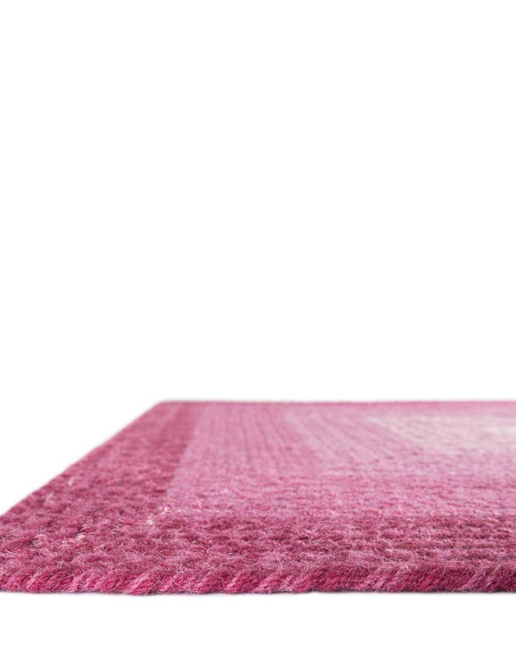 Detail image of  2' 7 x 8' Hand Braided Wool Runner Rug