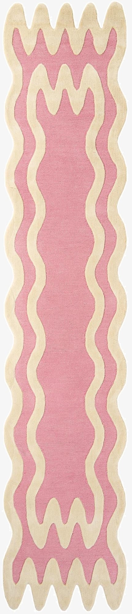  2' 7 x 13' 1 Happy Rugs Wiggles Wool Runner