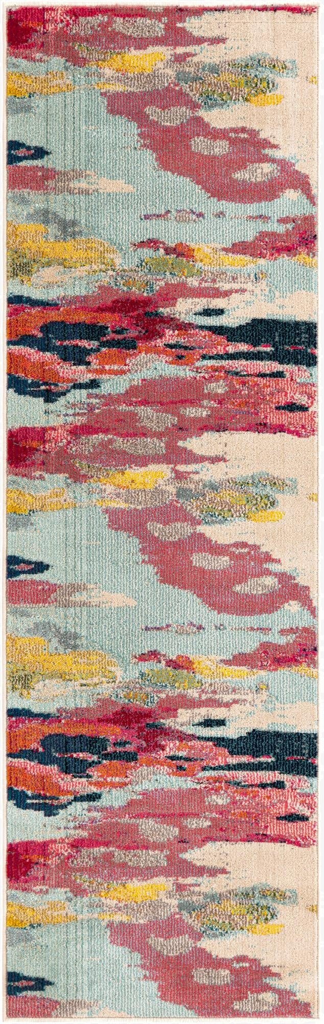  2' 2 x 6' 9  Washable Hyacinth Runner Rug