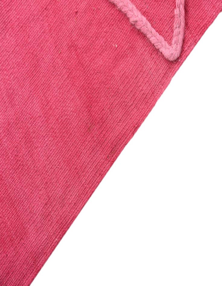 Detail image of  3' 5 x 10'  Hand Woven Kilim Modern Wool Runner Rug