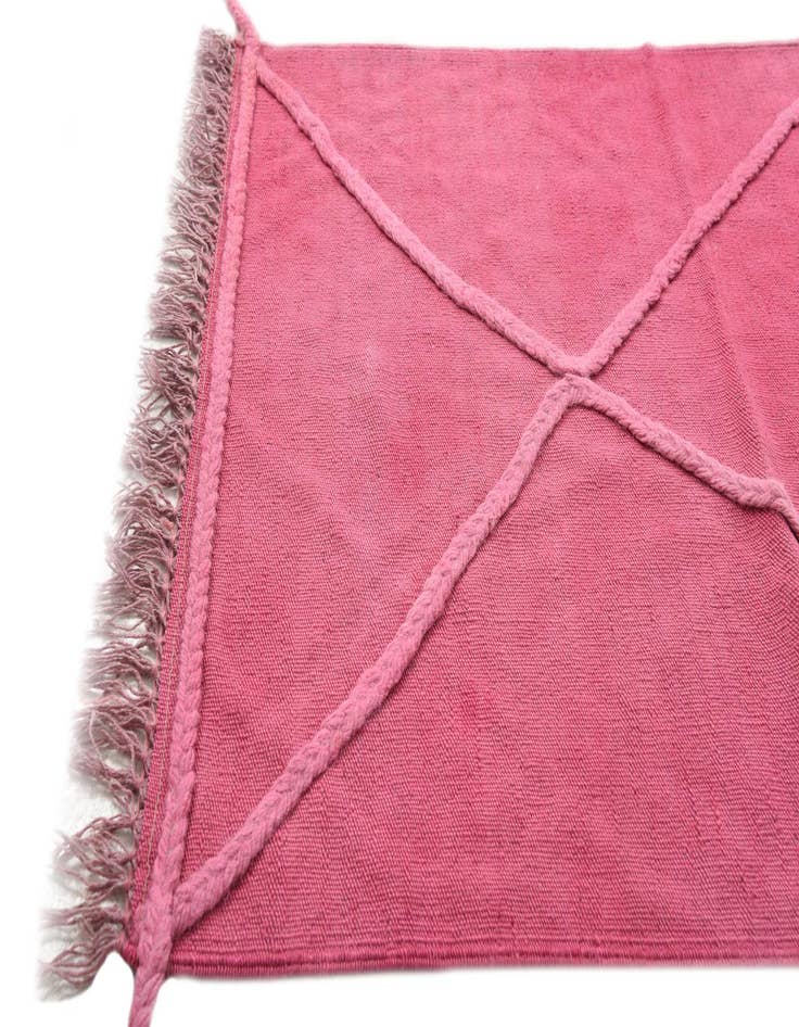 Detail image of  2' 6 x 8'  Hand Woven Kilim Modern Wool Runner Rug