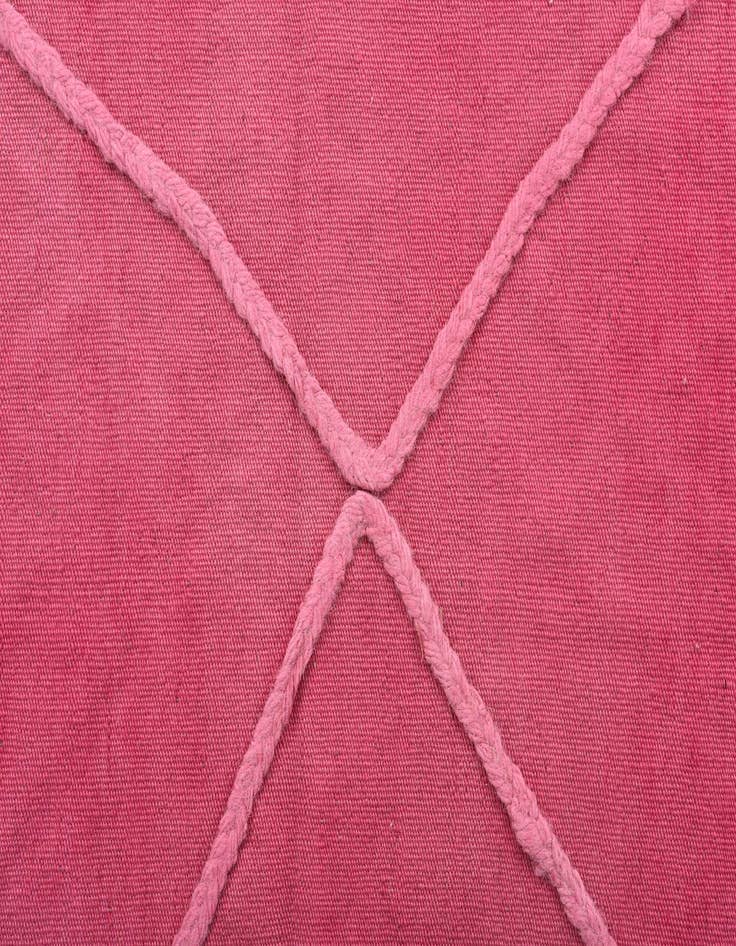 Detail image of  2' 6 x 8'  Hand Woven Kilim Modern Wool Runner Rug