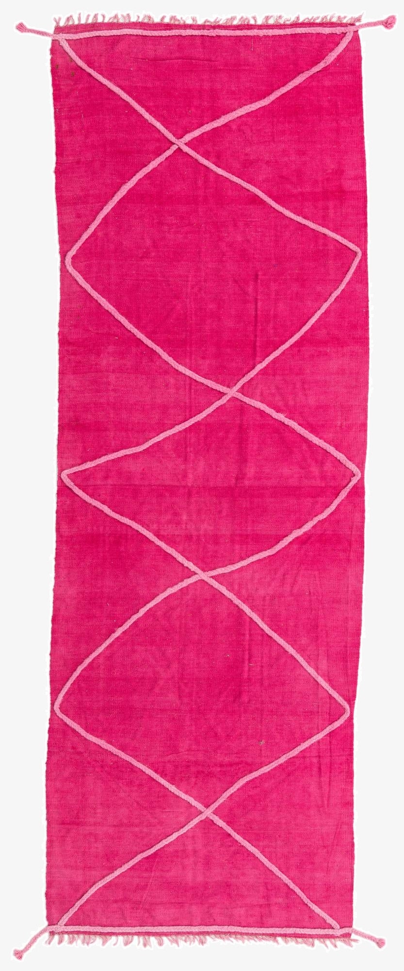  3' 5 x 10'  Hand Woven Kilim Modern Wool Runner Rug