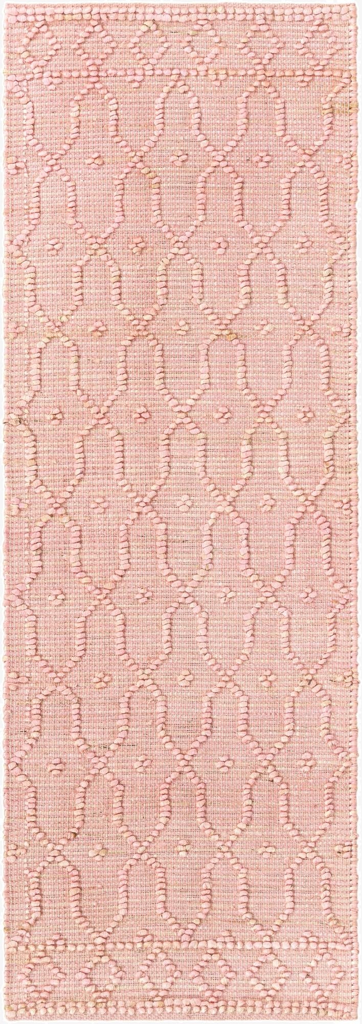  2' x 6' 1  Hand Woven Larsa Jute Runner Rug