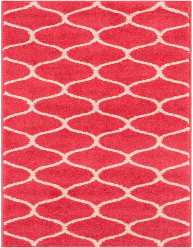 Detail image of 2' x 6' Lattice Frieze Runner Rug