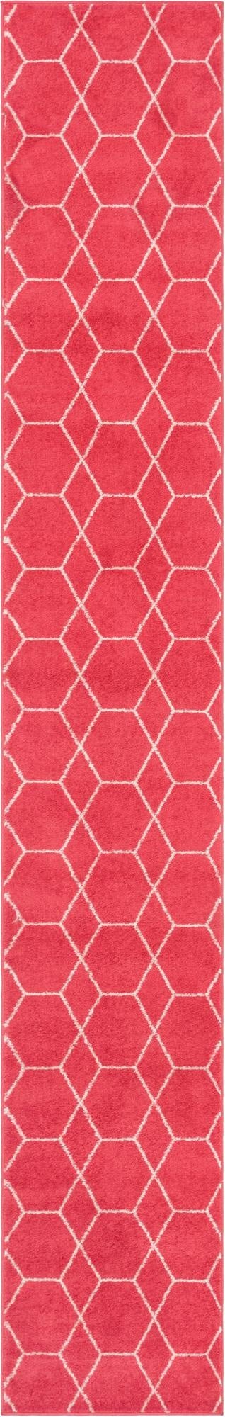  2' x 13' Lattice Frieze Runner Rug