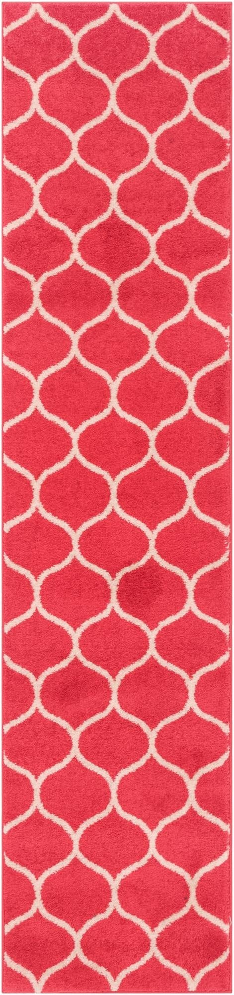  2' x 8' 8 Lattice Frieze Runner Rug