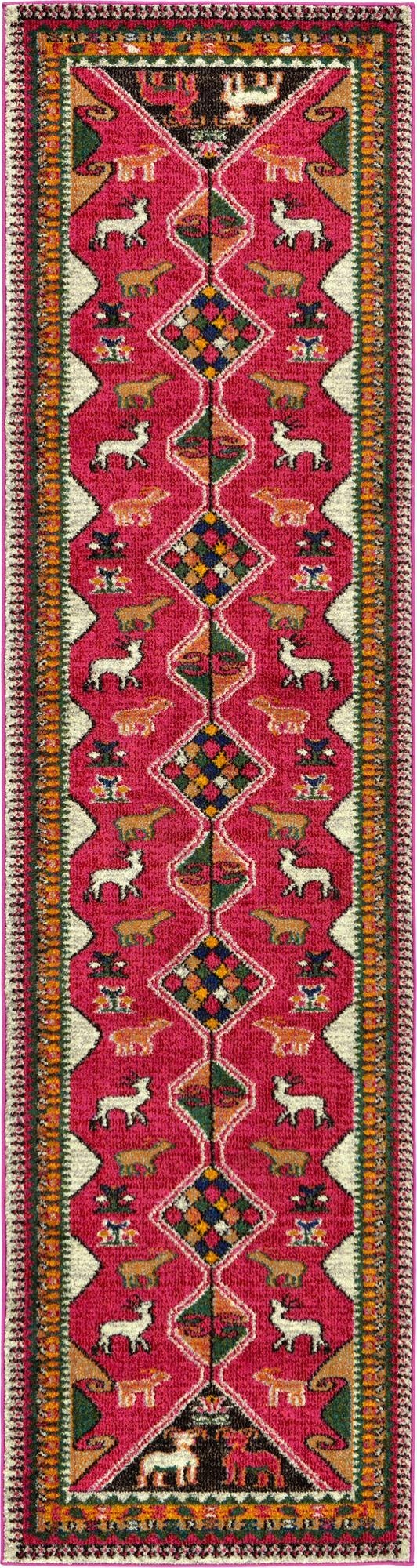  2' 7 x 10'  Washable Mesa Runner Rug