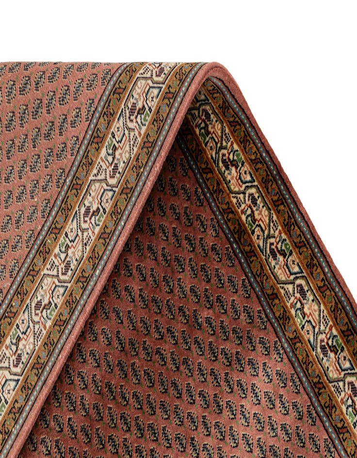 Detail image of  3' x 9' 9  Hand Knotted Mir Wool Runner Rug