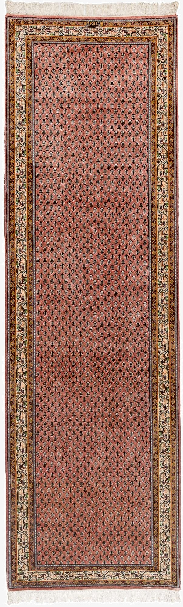 3' x 9' 9  Hand Knotted Mir Wool Runner Rug