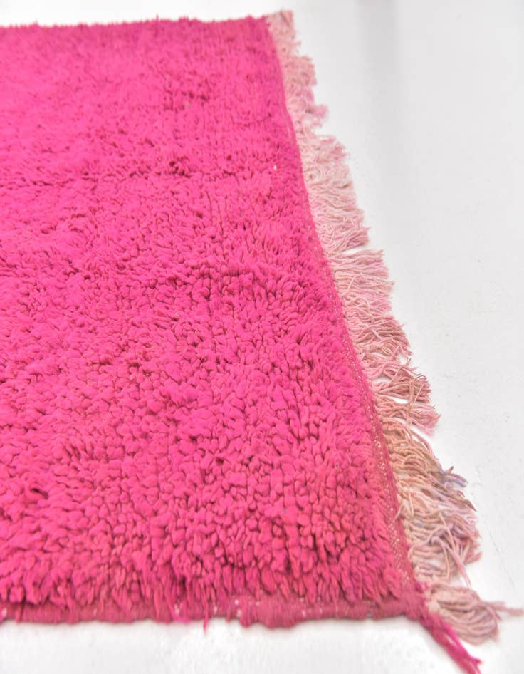 Detail image of  4' x 8' 3  Hand Knotted Moroccan Wool Runner Rug