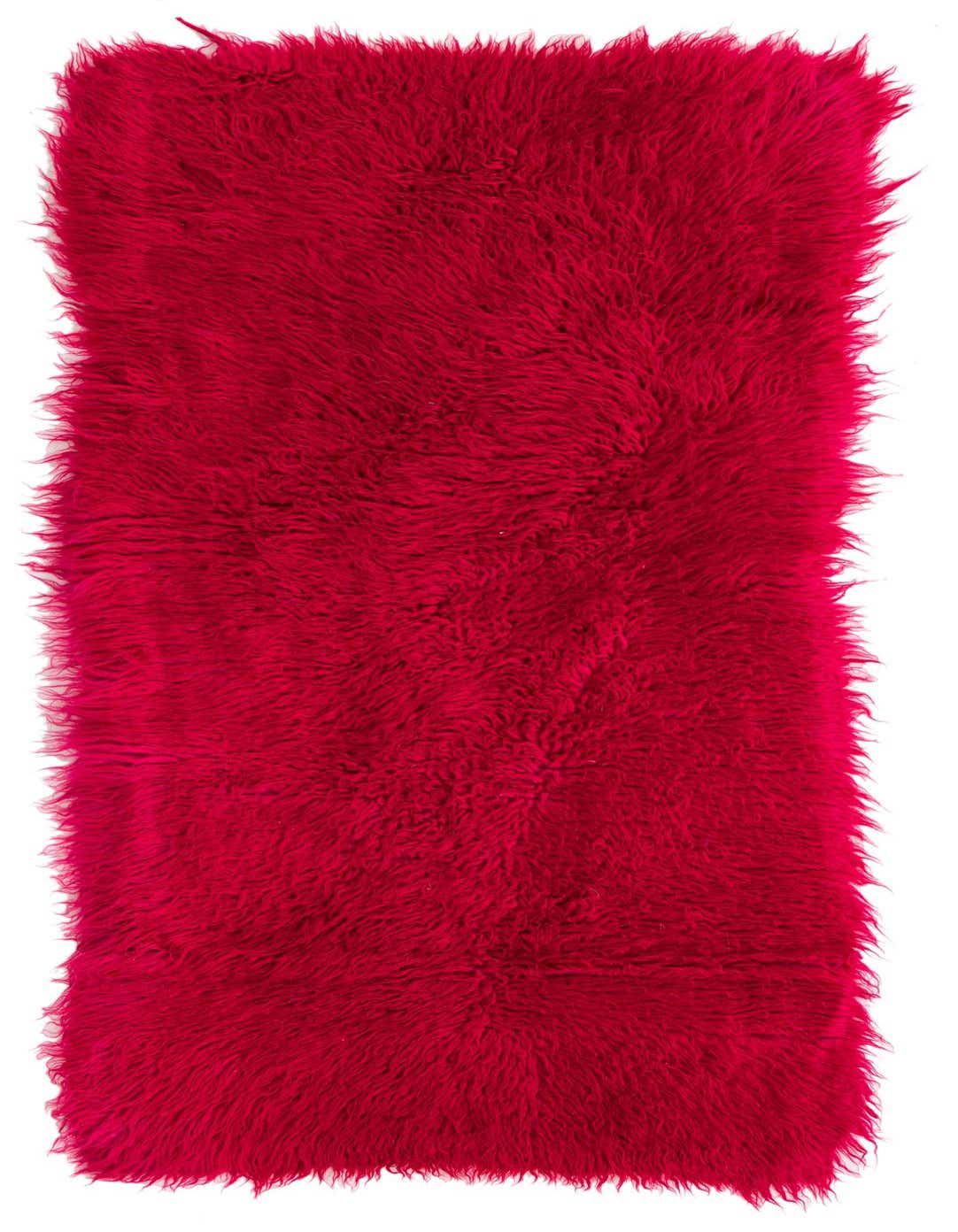 A vibrant pink 5 ft runner rug with a plush shag pile, perfect for a hallway, showcasing its soft texture.