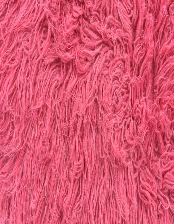 Detail image of  2' x 4'  Hand Knotted Moroccan Wool Runner Rug