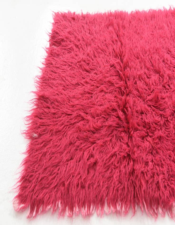 Detail image of  2' 3 x 4' 6  Hand Knotted Moroccan Wool Runner Rug