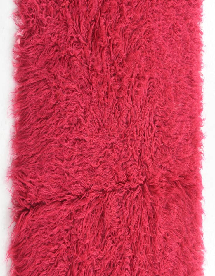 Detail image of  2' 3 x 4' 6  Hand Knotted Moroccan Wool Runner Rug